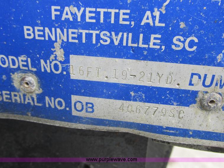 image for item L7198 2001 Sterling L9500 dump truck