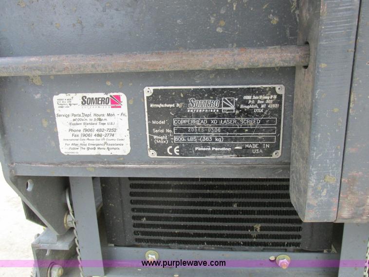 image for item L7199 2005 Somero Copperhead XD laser screed