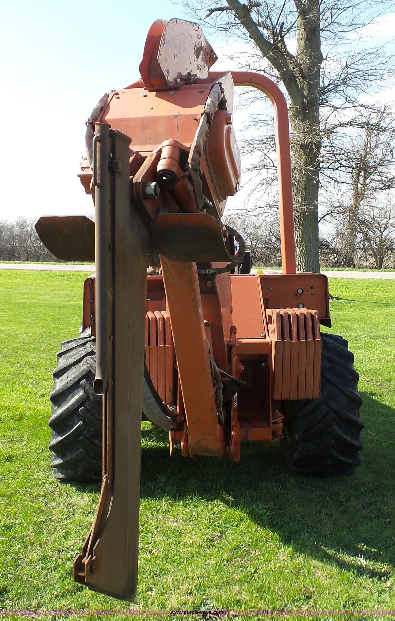 1996 Ditch Witch 8020 Turbo cable plow in Clinton, IL Item AO9835 sold Purple Wave