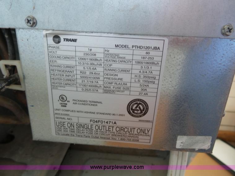 image for item AM9638 (2) Trane P-Tak AC units