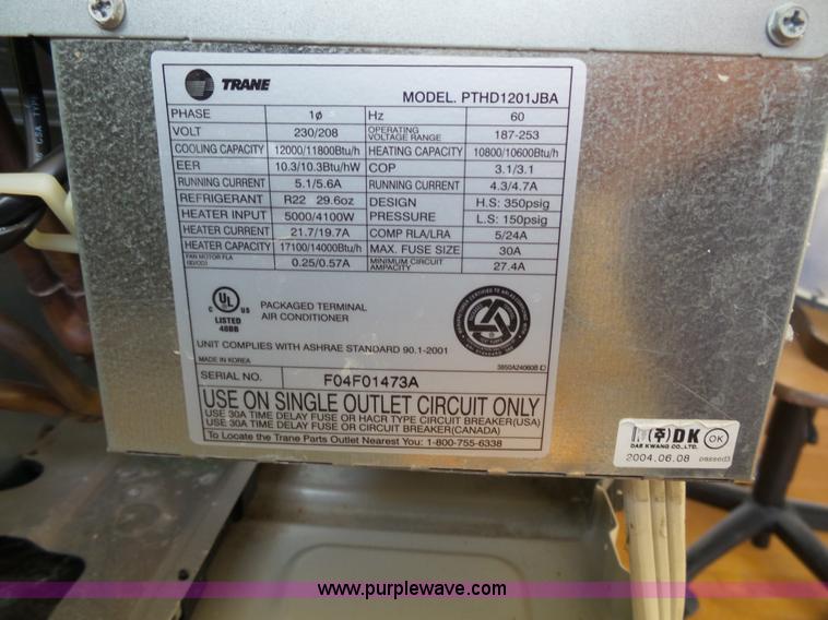 image for item AM9638 (2) Trane P-Tak AC units