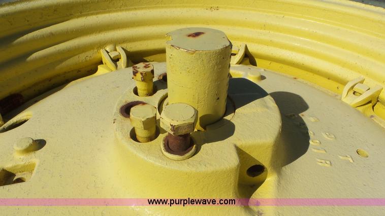 image for item AV9774 (2) John Deere 15.5-38 tractor tires and wheels