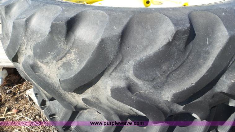 image for item AV9774 (2) John Deere 15.5-38 tractor tires and wheels