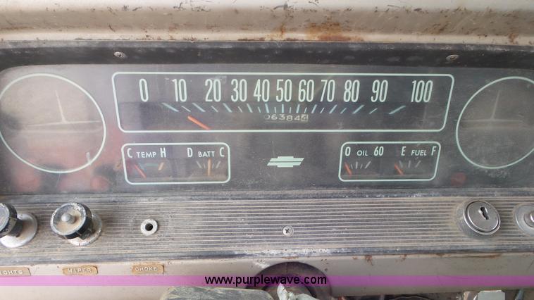 image for item AV9824 1965 Chevrolet C60 dump flatbed truck