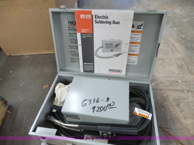 image for item BE9789 Ridgid RT175 electric soldering gun