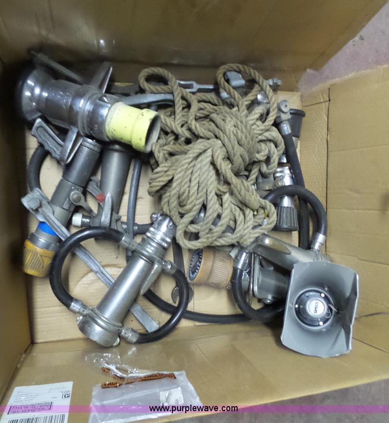 Assorted fire department items in Parsons, KS Item BL9566 sold Purple Wave