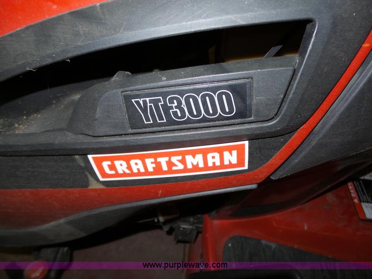 image for item BL9567 Craftsman YT3000 lawn mower