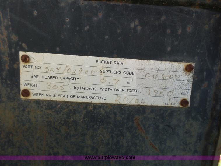 image for item J4163 JCB 212SU wheel loader