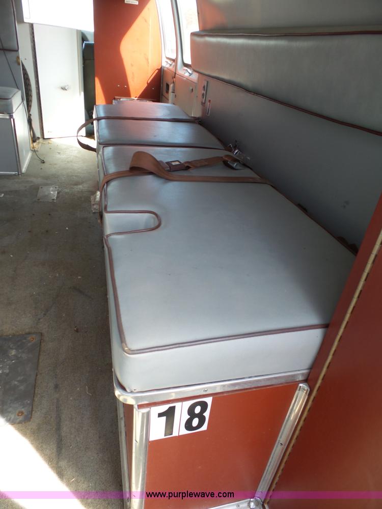 image for item J4213 1987 Ford Econoline E350 Super ambulance