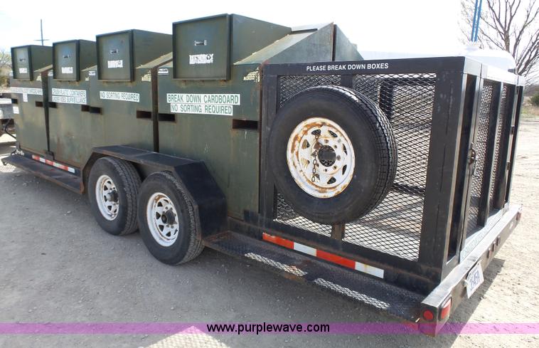 image for item J4214 2003 Pro Trainer PRTB-20 Pro Bin recycle trailer