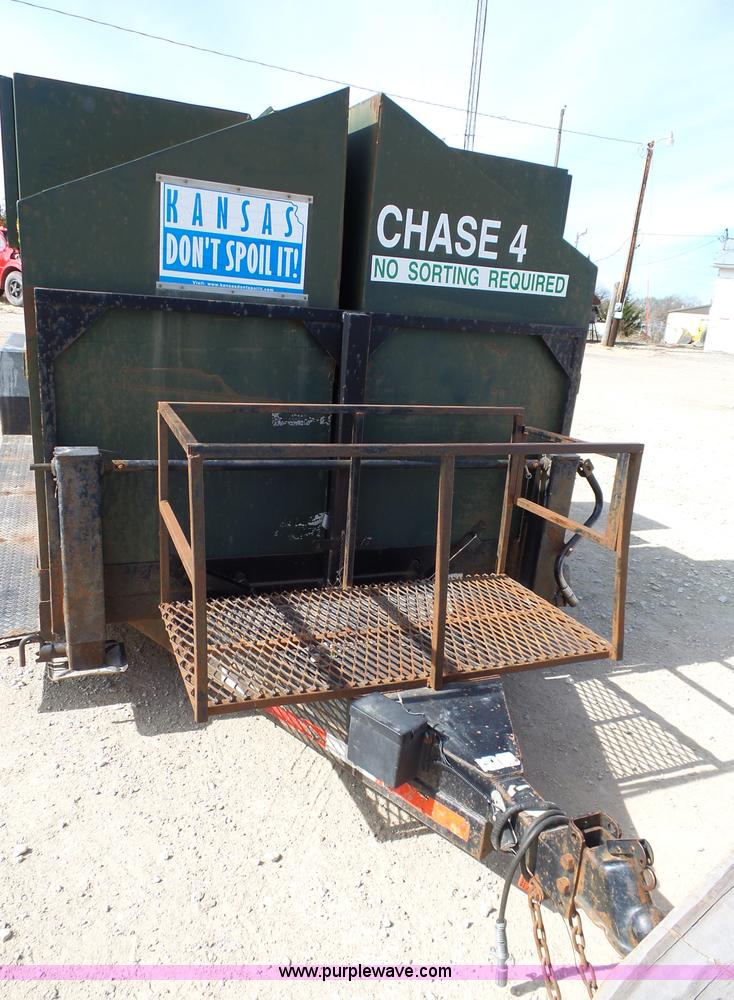 image for item J4214 2003 Pro Trainer PRTB-20 Pro Bin recycle trailer