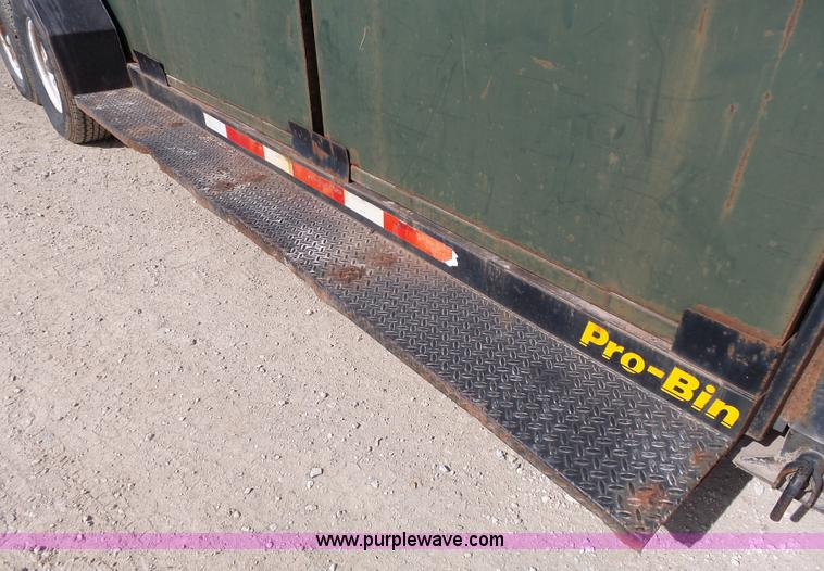 image for item J4214 2003 Pro Trainer PRTB-20 Pro Bin recycle trailer