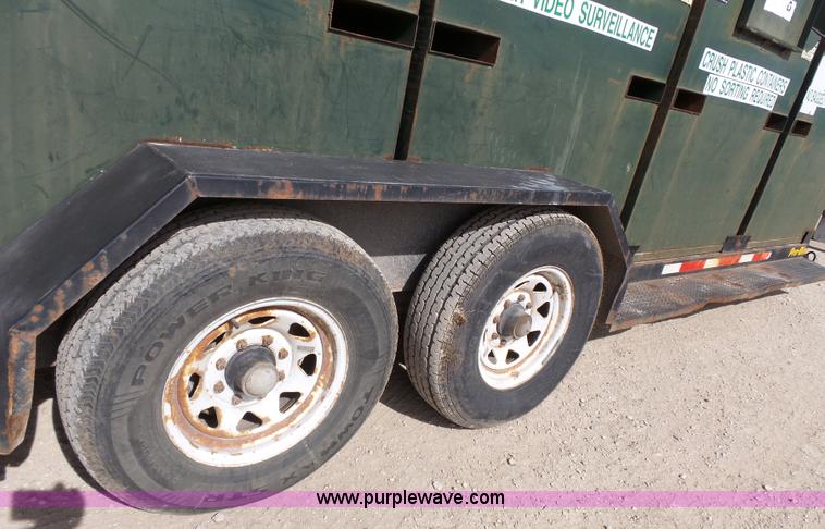 image for item J4214 2003 Pro Trainer PRTB-20 Pro Bin recycle trailer