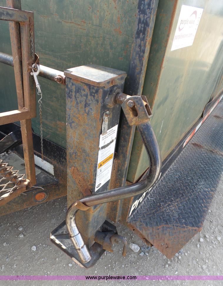 image for item J4214 2003 Pro Trainer PRTB-20 Pro Bin recycle trailer