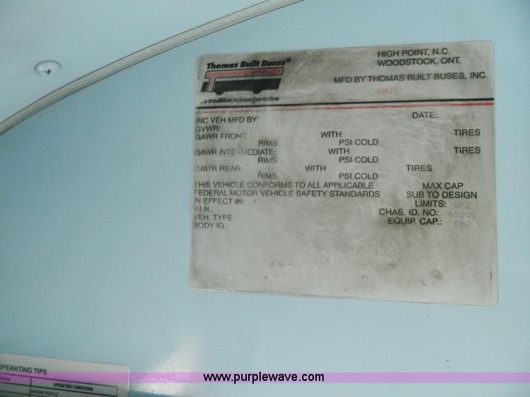 image for item J8980 1994 International 3800 school bus