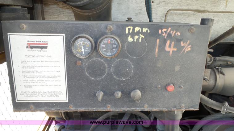 image for item J8985 1995 Thomas Built Saf-T-Liner MVP school bus