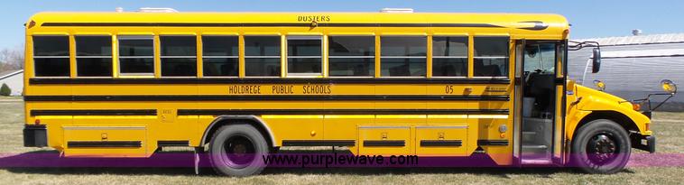 image for item J8987 2005 Blue Bird Vision school bus
