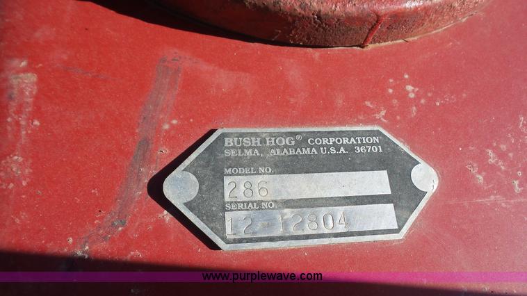 image for item K4614 Bush Hog 286 rotary mower