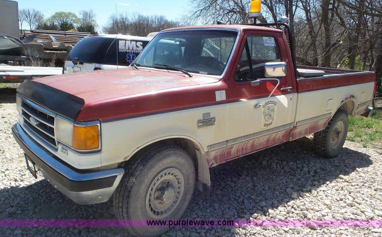 image for item K5240 1991 Ford F250 HD pickup truck