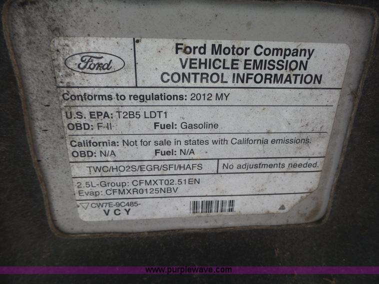 image for item L1835 2012 Ford Escape SUV