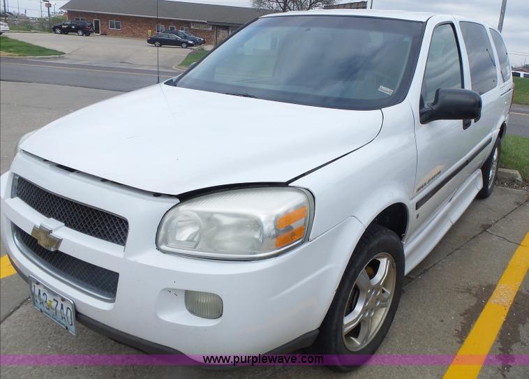 image for item L6003 2006 Chevrolet Uplander handicap accessible van