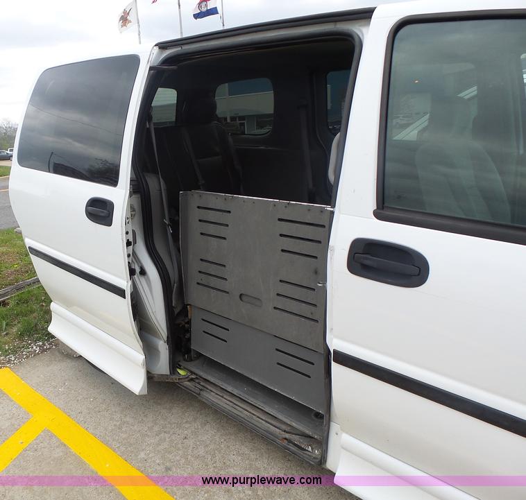 image for item L6003 2006 Chevrolet Uplander handicap accessible van