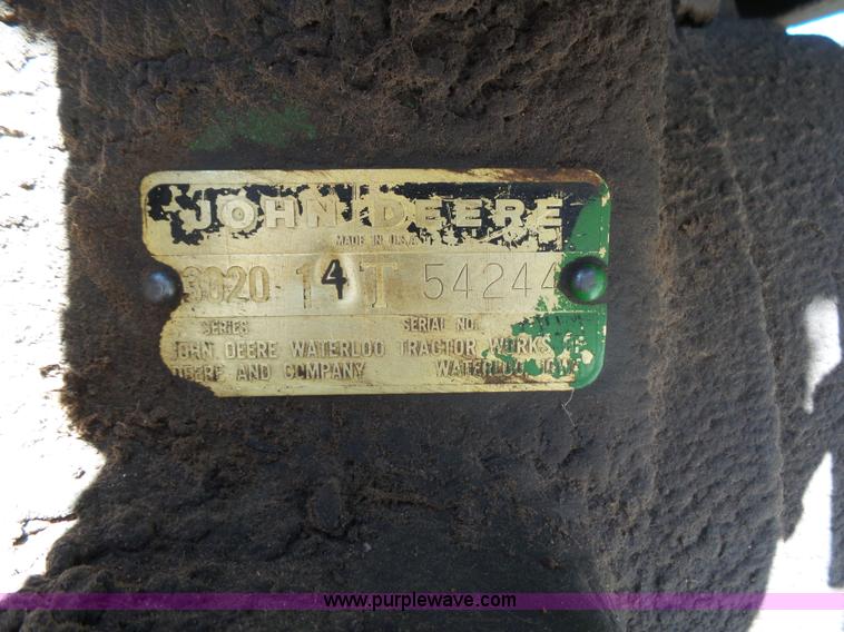 image for item L6170 John Deere 3020 tractor