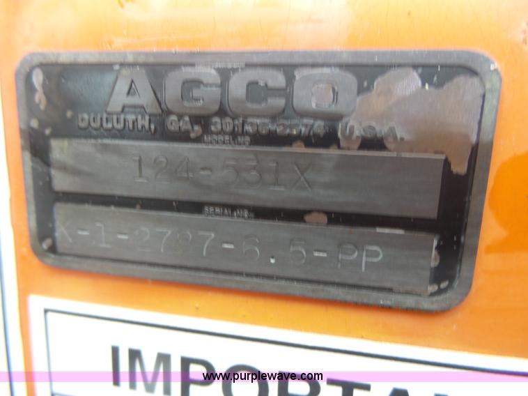 image for item L7201 AGCO seed drill