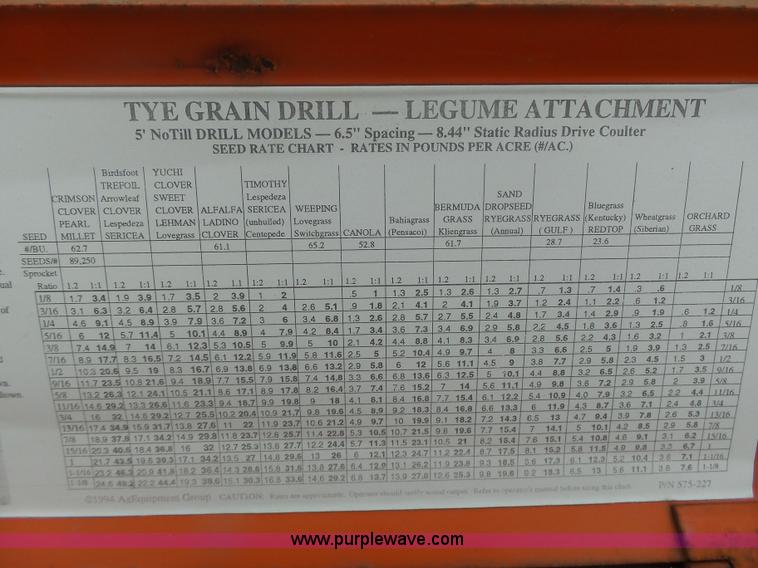 image for item L7201 AGCO seed drill