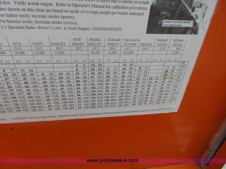 image for item L7201 AGCO seed drill