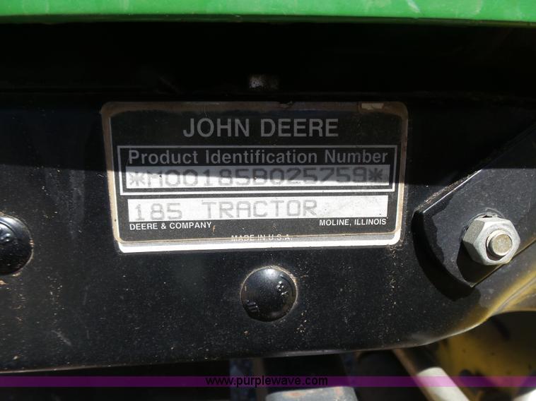 image for item L7397 John Deere 185 Hydro lawn mower
