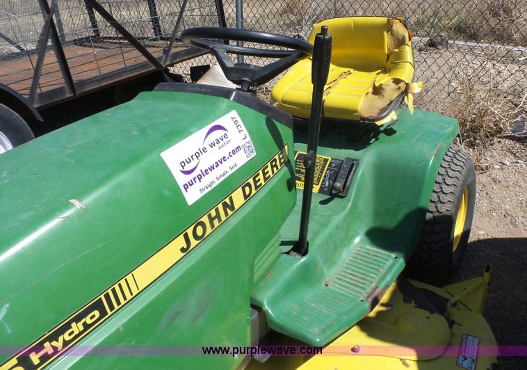 image for item L7397 John Deere 185 Hydro lawn mower