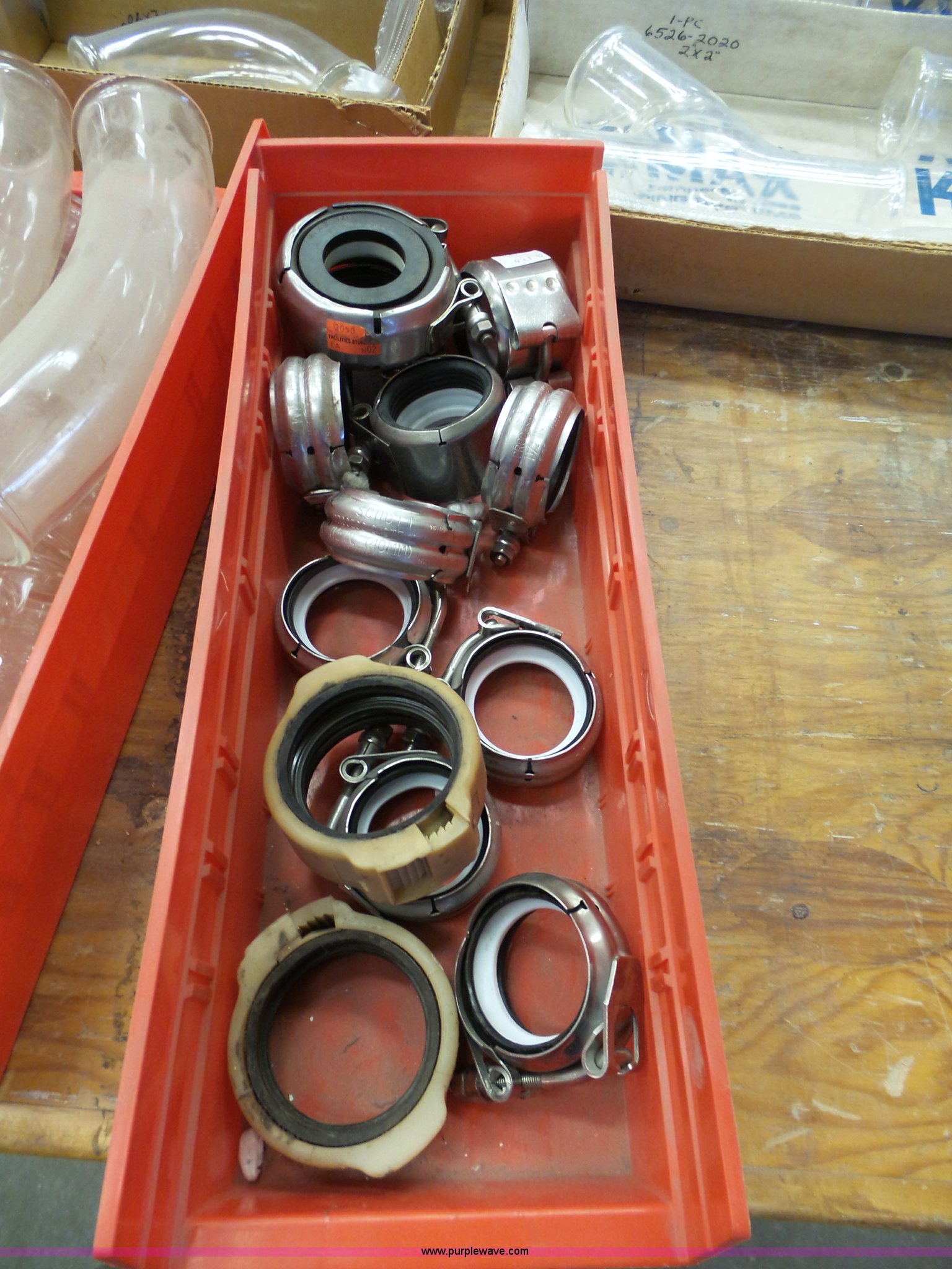 Assorted pyrex glass fittings in Manhattan, KS | Item BE9788 sold ...