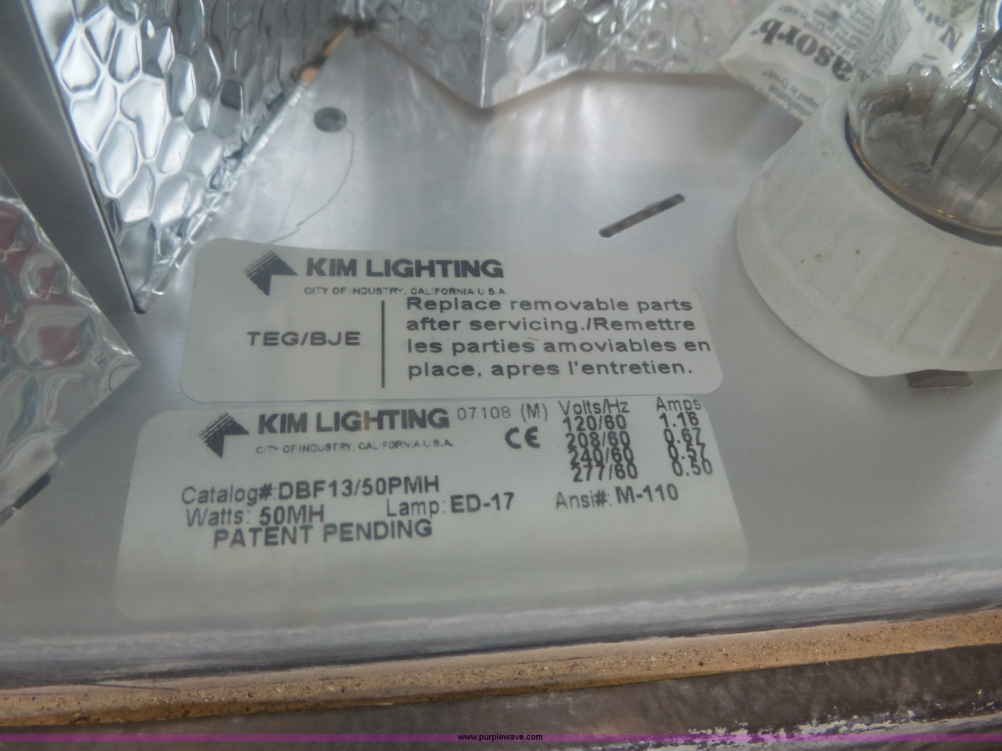 Assorted outdoor lighting in Marysville, KS | Item BE9812 sold | Purple Wave
