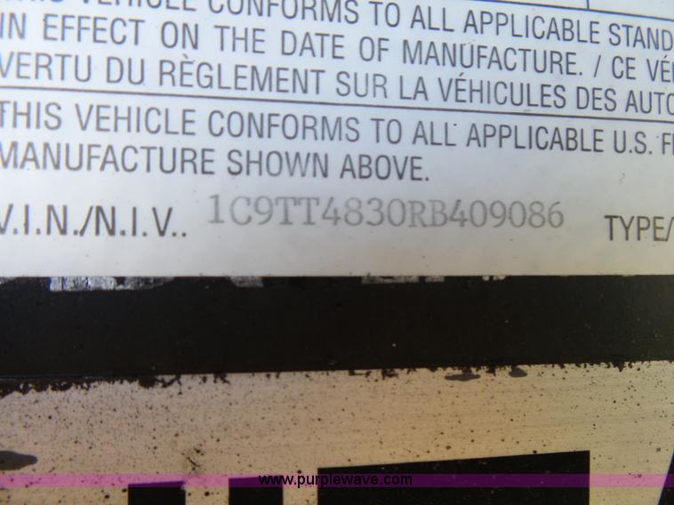 image for item BG9083 1994 Take 3 car trailer