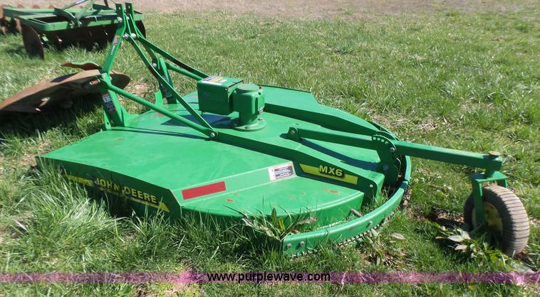 image for item BG9101 John Deere MX6 rotary mower