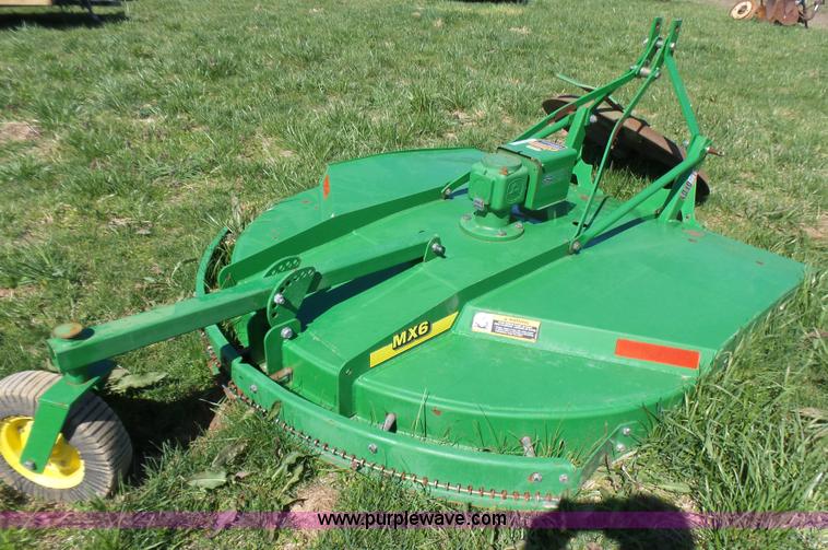 image for item BG9101 John Deere MX6 rotary mower