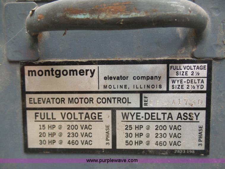 image for item BH9420 Montgomery elevator motor