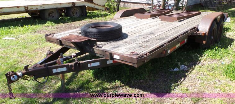 image for item BL9528 1999 shop built utility trailer