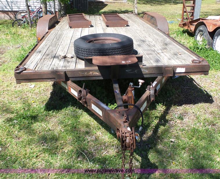 image for item BL9528 1999 shop built utility trailer
