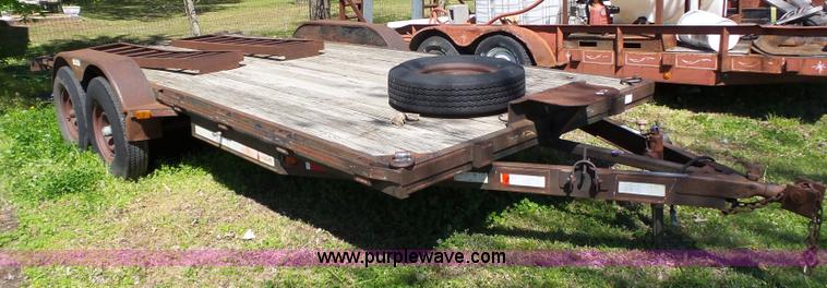 image for item BL9528 1999 shop built utility trailer