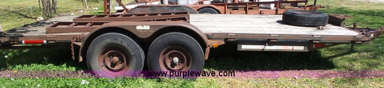 image for item BL9528 1999 shop built utility trailer