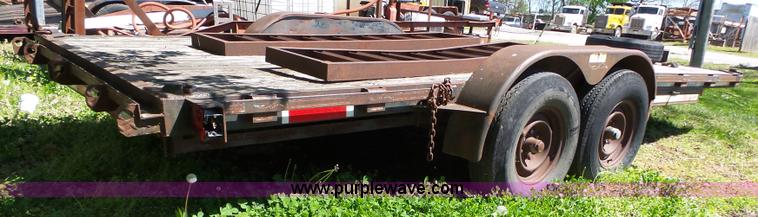image for item BL9528 1999 shop built utility trailer