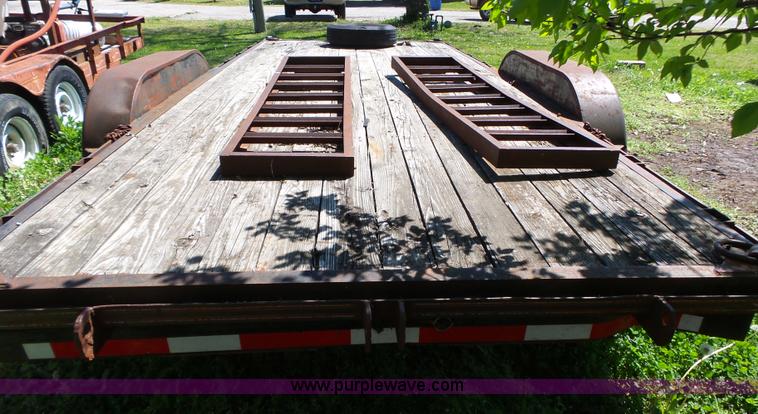 image for item BL9528 1999 shop built utility trailer