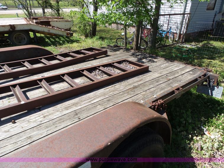 image for item BL9528 1999 shop built utility trailer