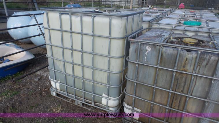 image for item BN9635 (10) 250 gallon plastic totes