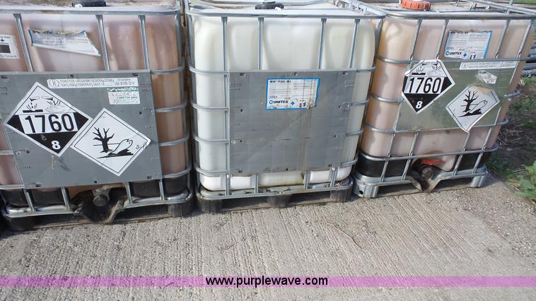 image for item BN9635 (10) 250 gallon plastic totes