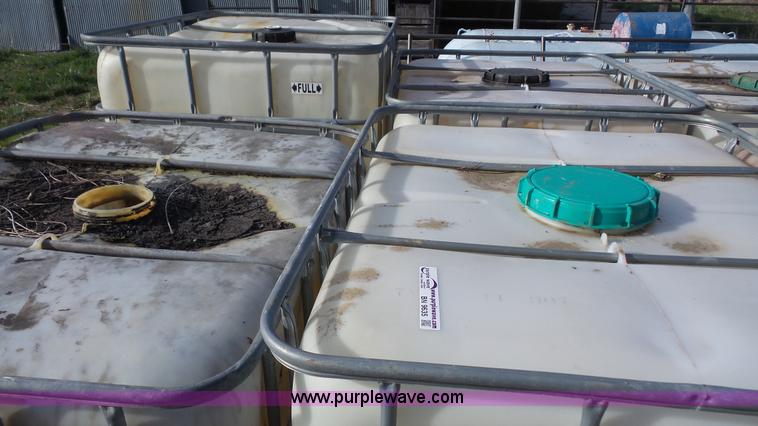 image for item BN9635 (10) 250 gallon plastic totes