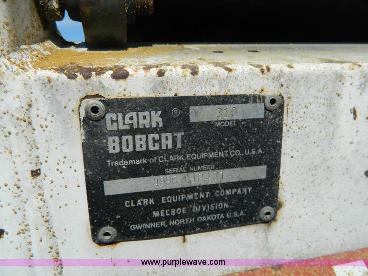image for item BQ9869 1978 Bobcat 310 skid steer