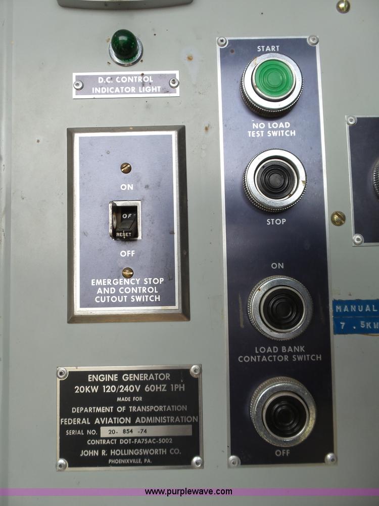 image for item J4982 Hollingsworth generator